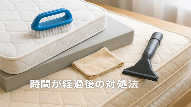2.マットレス素材別おねショ時間経過後の対処法
