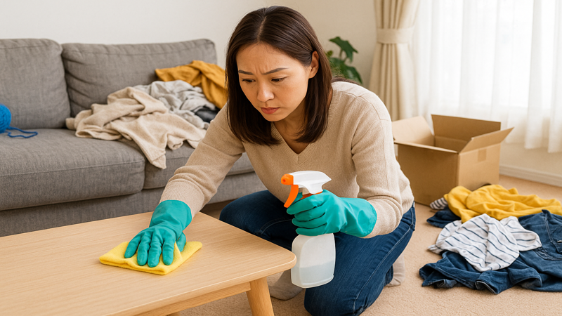 4.部屋が汚い時の具体的な掃除実践法