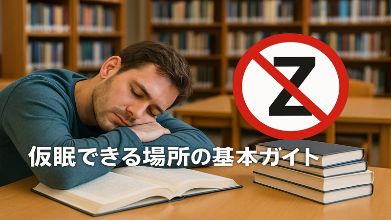 3.避けるべき仮眠場所とその理由