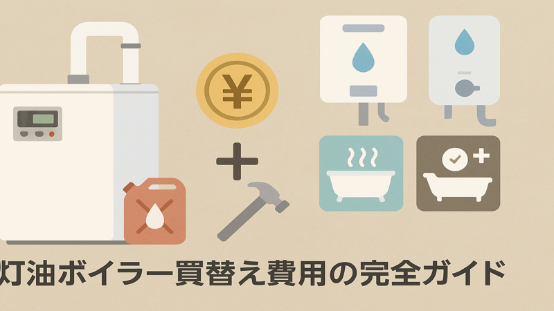 1.灯油ボイラー買い替え費用の基礎知識