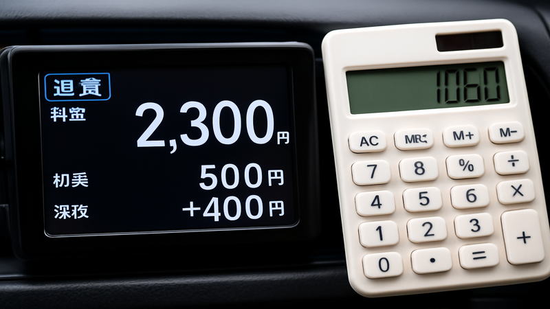 2. タクシー料金の計算方法