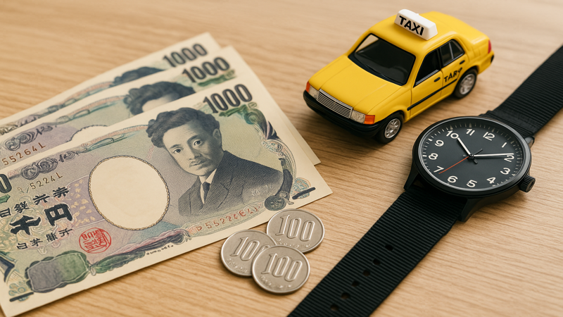 1.タクシー20分乗車の料金相場をだいたい把握しよう