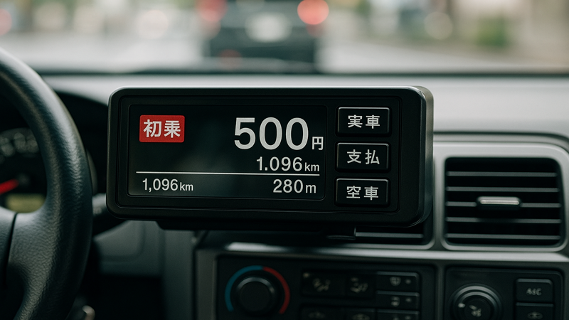 1.タクシーのワンメーターとは？基本的な料金の仕組み