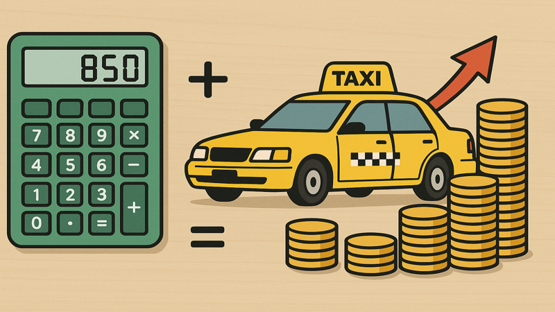 3.ワンメーターを超えた場合の料金加算システム