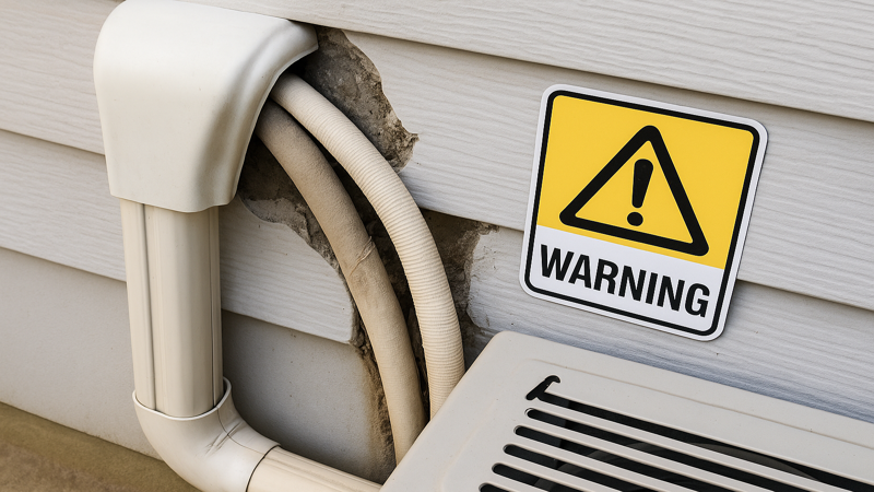 4.エアコン配管カバー後付けDIYの注意点とトラブル対策