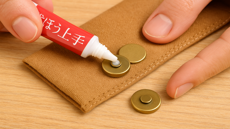 3.布用接着剤を使った縫わない取り付けテクニック