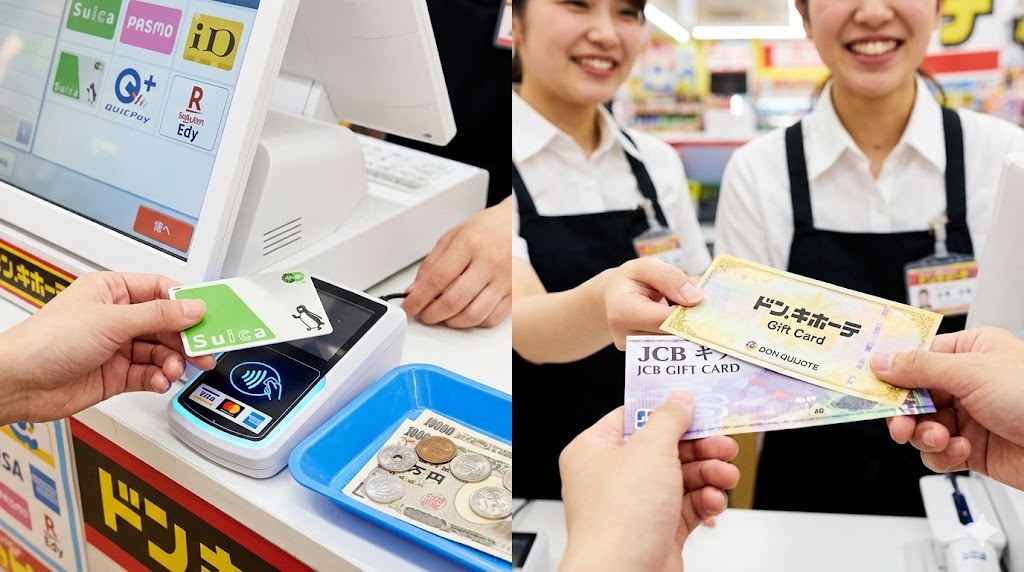 2.ドンキホーテで使える支払い方法一覧