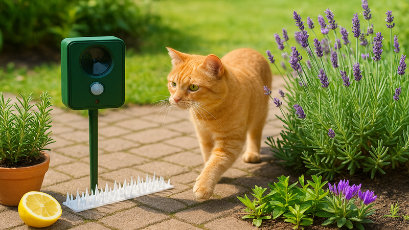 2.石灰以外で猫が来なくなる方法【効果的な対策】