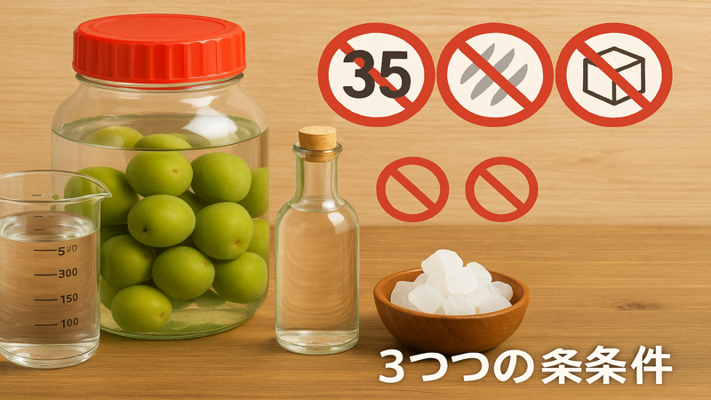 1.ホワイトリカーの代用になるお酒の選び方