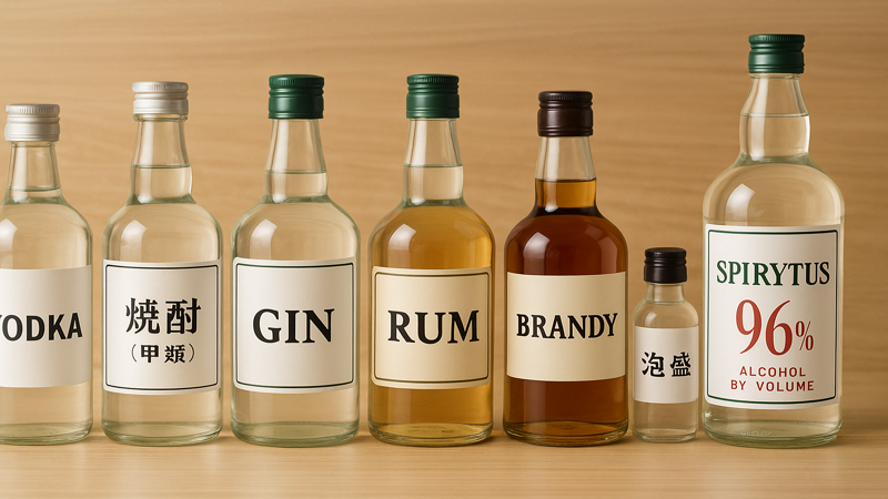2.ホワイトリカーの代用に使えるお酒7選