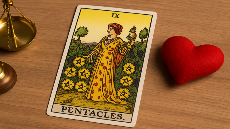 1. ペンタクル9が示す相手の気持ちの基本的な意味