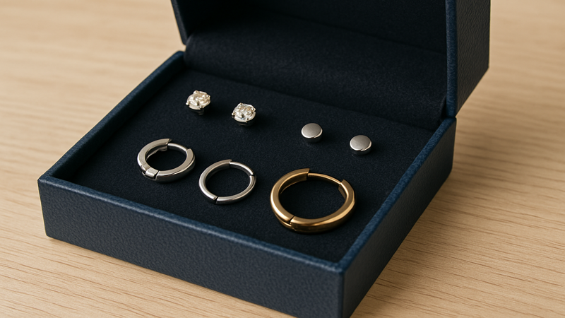 4.男性におすすめのピアスの種類と選び方