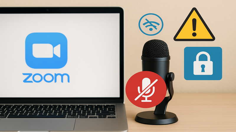 3.Zoomのオーディオに接続できない主な原因