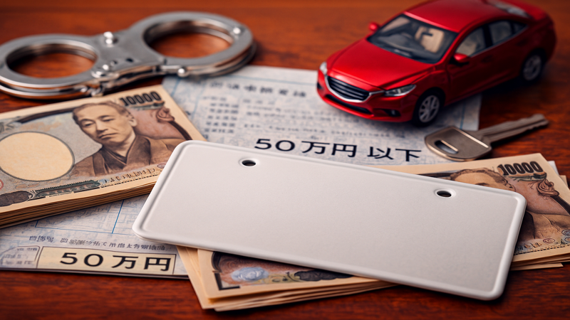 3.県外ナンバーのままにするリスクと罰則