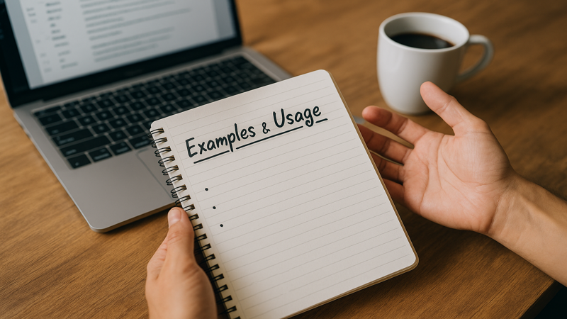 3. 安心感の言い換え表現を使った具体例と活用法