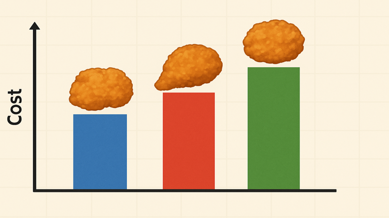 3. 他コンビニチキンとのLチキ値段比較