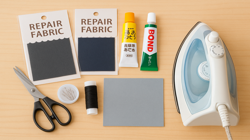 1.100均で揃えるズボンの股擦れ補修グッズ