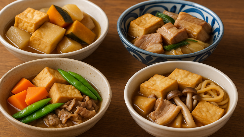 4.厚揚げレシピ人気1位煮物のアレンジバリエーション