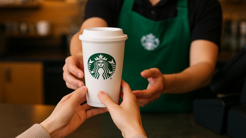 4.スタバ タンブラー 持ち込み の注文方法