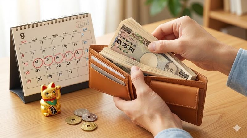 1.財布を寝かせる時間がない時の対処法