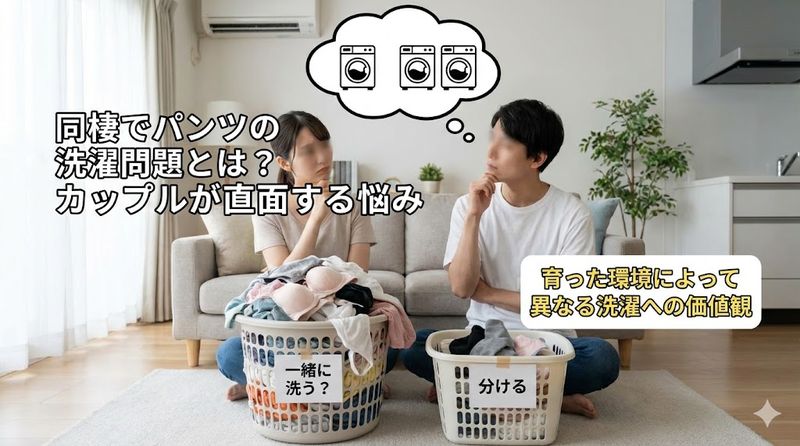 1.同棲でパンツの洗濯問題とは?カップルが直面する悩み