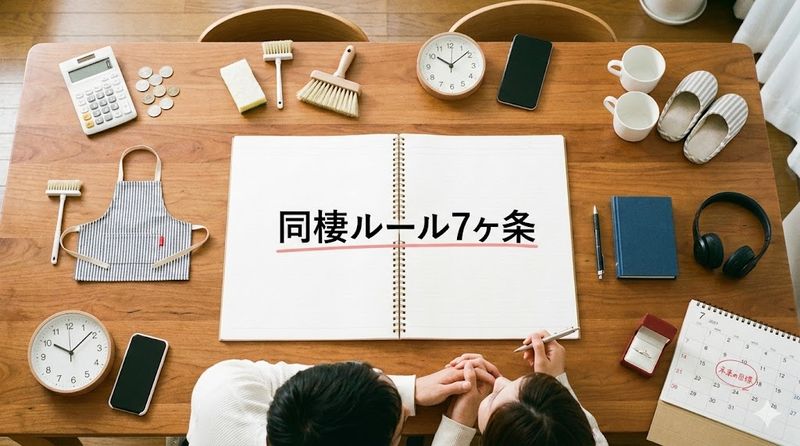1.同棲ルール一覧｜必ず決めておきたい基本の7つ