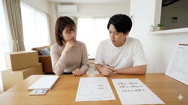 4.同棲カップルの世帯主の決め方と注意点