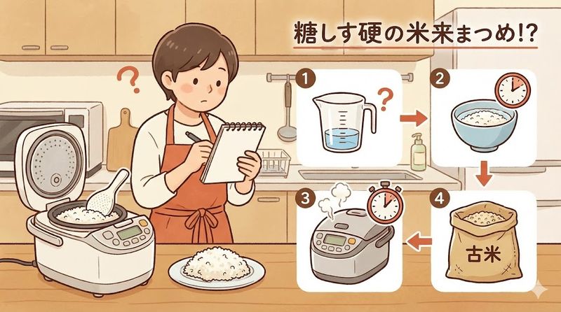 1.ご飯が固くなる原因を知ろう