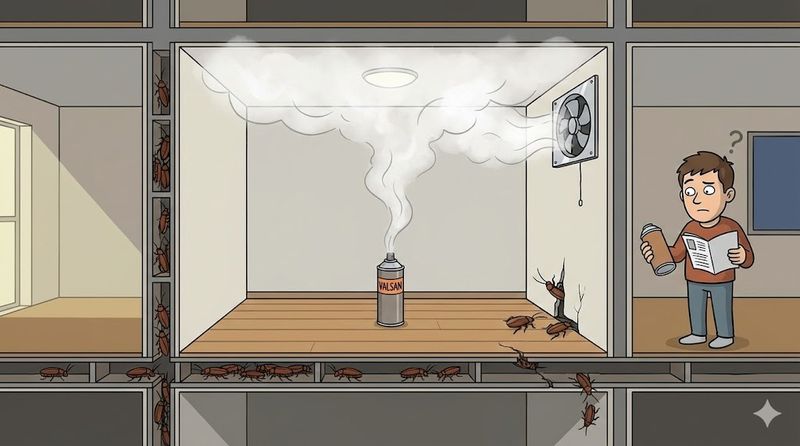 1.アパートでバルサンが意味ないと言われる理由