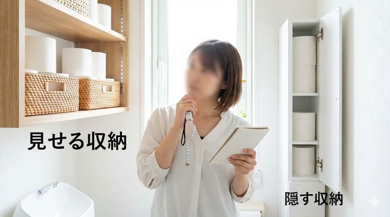 1.トイレットペーパー収納の基本と選び方