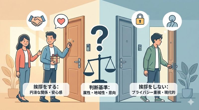 1.アパート入居時の挨拶は必要か