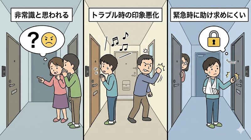 3.アパート入居時の挨拶をしないデメリット