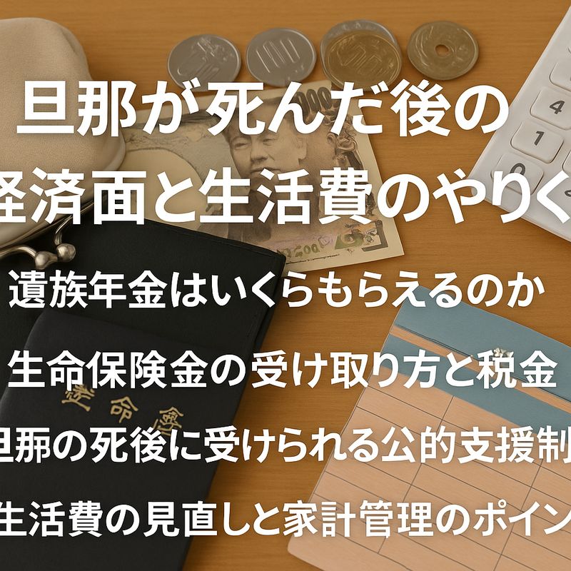 3.旦那が死んだ後の経済面と生活費のやりくり