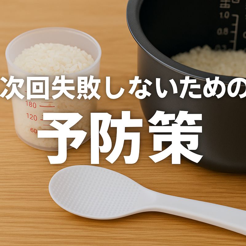 4.次回失敗しないための予防策