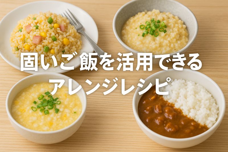 3.固いご飯を活用できるアレンジレシピ
