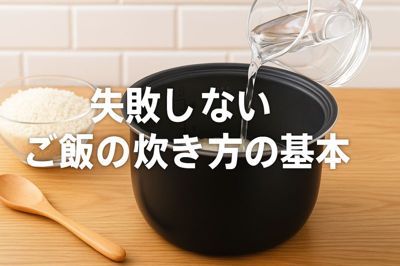 4.失敗しないご飯の炊き方の基本
