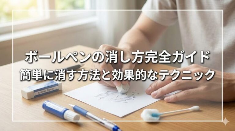 紙を破らず服も綺麗に!ボールペンの消し方とインク落とし裏技まとめ