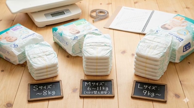 1. オムツMサイズの基本情報と使用期間の目安
