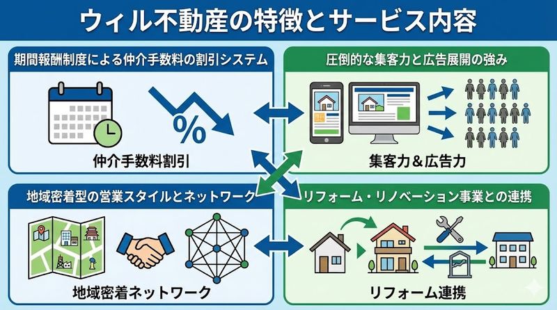 3.ウィル不動産の特徴とサービス内容