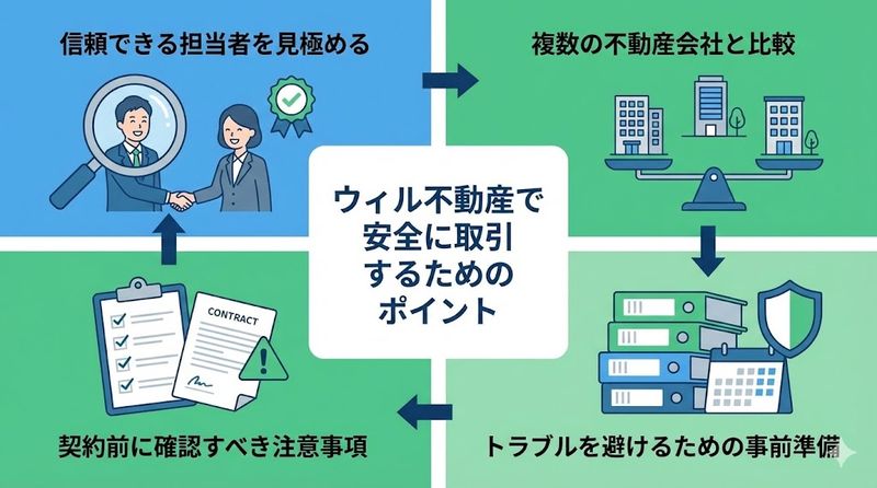 4.ウィル不動産で安全に取引するためのポイント