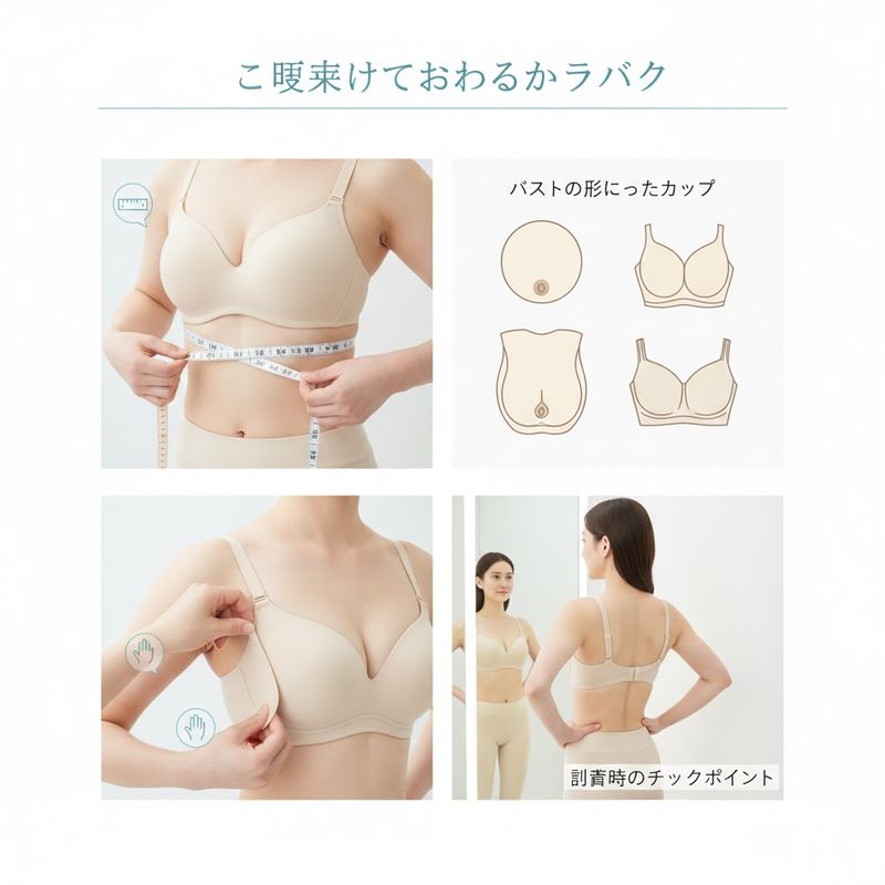 2.ブラジャーの正しい選び方