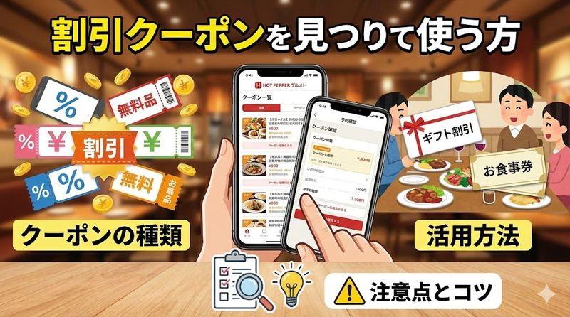 3.お得なクーポンの探し方と使い方