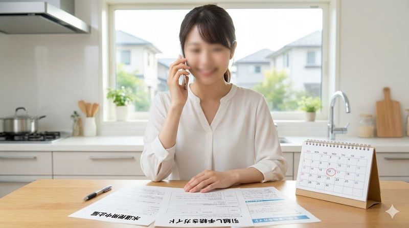 1.水道を止める電話手続きの基本