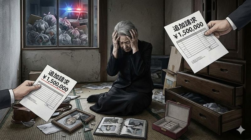 2.やばい遺品整理業者によるトラブル事例