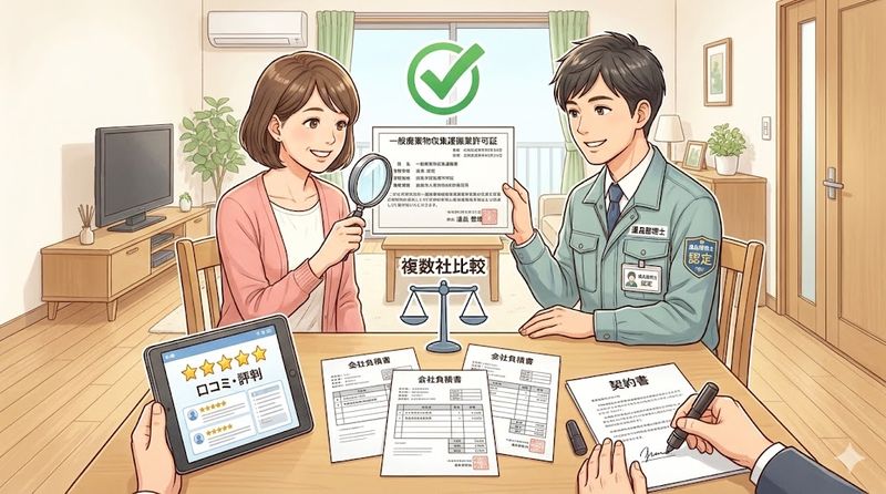 4.安心できる遺品整理業者の選び方5つのポイント