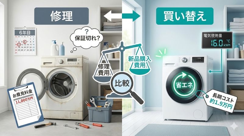 3.修理か買い替えか迷ったときの判断基準
