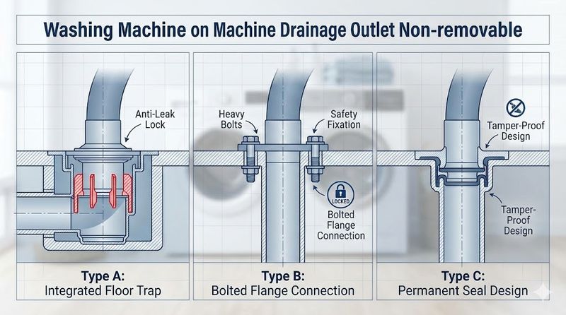 1.洗濯機の排水口が外れないタイプとは