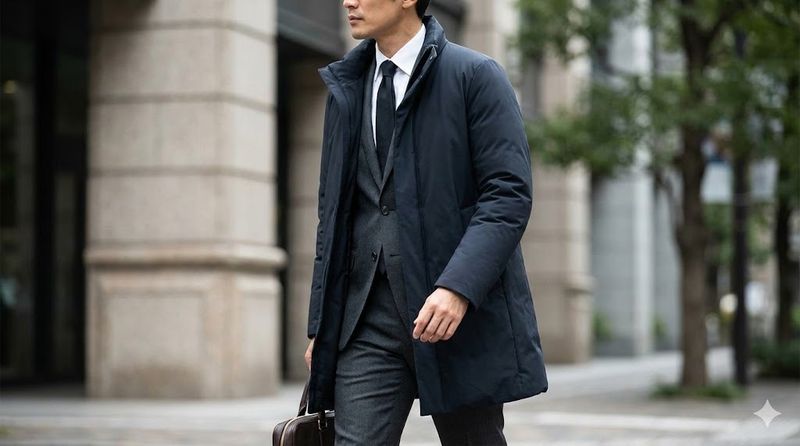 3.スーツに合わせて良いダウンジャケットの選び方