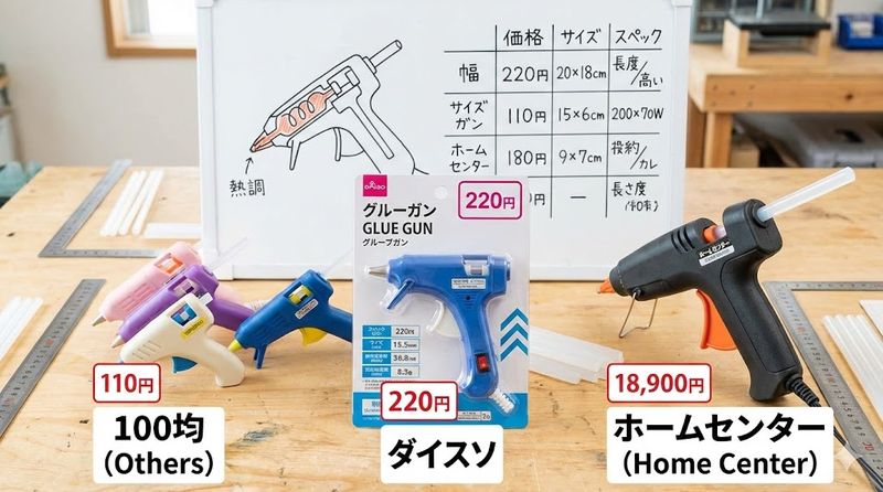 1.ダイソーのグルーガンとは?基本情報と特徴