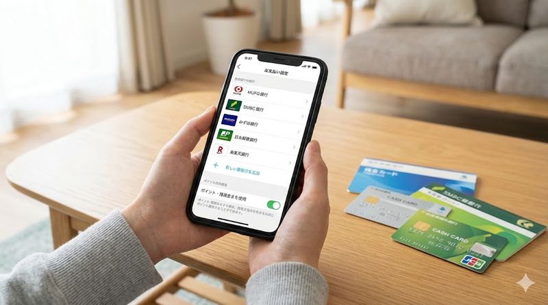 3.引き落とし口座の登録と確認方法